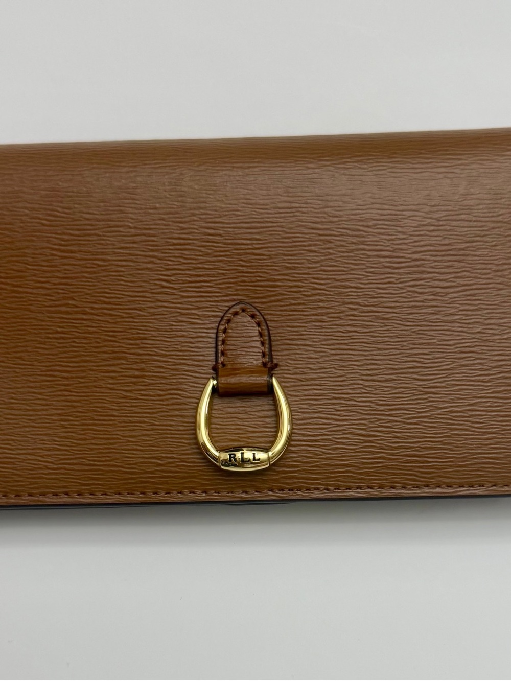 Lauren Ralph Lauren Brown Wallet Gold-Tone Hardware - Picture 2 of 7
